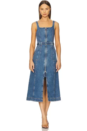 Simkhai ÄRMELLOSES MIDIKLEID MIT GÜRTEL MANSON in . Size 4, 6.