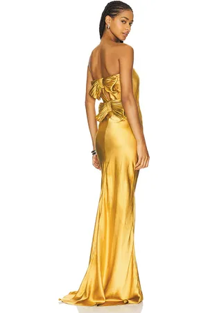 Alejandra Alonso Rojas ABENDKLEID BUSTIER BOW in . Size 6.