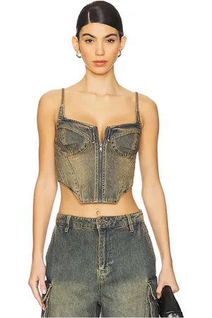 AFRM BUSTIER IRIS in . Size L, M, XL, XS, XXL.