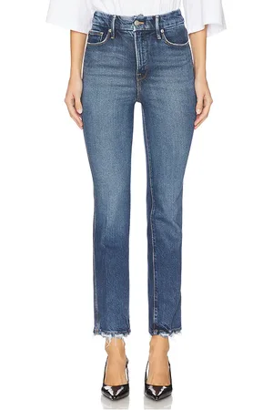 GOOD AMERICAN GERADE GESCHNITTENE JEANS GOOD CURVE in . Size 14, 2, 20, 22, 24.