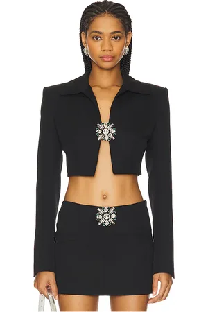 AREA KURZE JACKE CRYSTAL BROOCH in . Size 2, 4, 6.