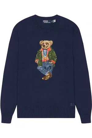 Ralph Lauren SWEATSHIRT, RUNDHALSAUSSCHNITT BEAR in . Size XL/1X.