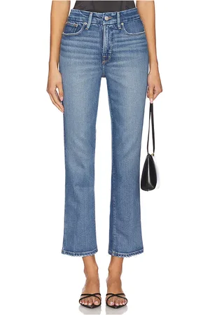 GOOD AMERICAN GERADE GESCHNITTENE JEANS GOOD LEGS in . Size 16, 18, 20, 22, 24.