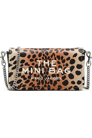 Marc Jacobs The Cheetah Leather Chain Mini Bag in .