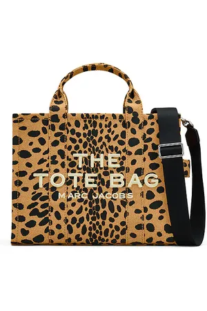 Marc Jacobs The Cheetah Canvas Medium Tote Bag in .
