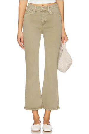 Pistola CROP-HOSE MIT HOHEM BUND UND AUSGESTELLTEM BEIN LENNON in . Size 26, 27, 28, 30, 31, 32, 33.