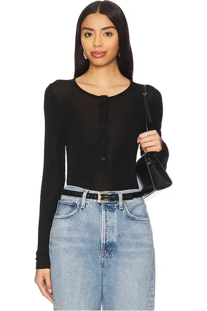 AGOLDE HENLEY-SHIRT FAUSTINE in . Size M, S, XS.