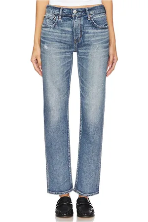 Moussy SLIM-HOSE MIT GERADEM BEIN LINDEN in . Size 28, 29, 30.