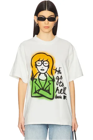 Philcos WEITES T-SHIRT DARIA, HI GO TO HELL in . Size M, S, XL/1X.