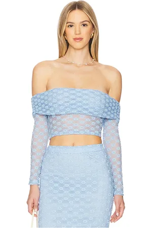 Bardot SCHULTERFREIES TOP ADONI in . Size 10, 2, 4, 6, 8.