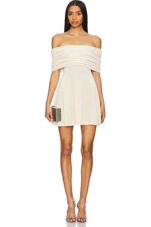 WeWoreWhat SCHULTERFREIES MINIKLEID in . Size S, XS.