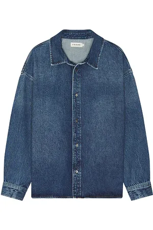 Frame JEANSHEMD RELAXED in . Size M, XL/1X.