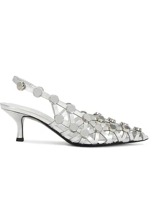 The Attico SLINGBACK-PUMPS GRID in . Size 38, 39, 40, 41.