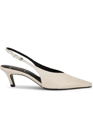 BLACK SUEDE STUDIO SLINGBACK-PUMPS LOU 50 in . Size 38, 40.