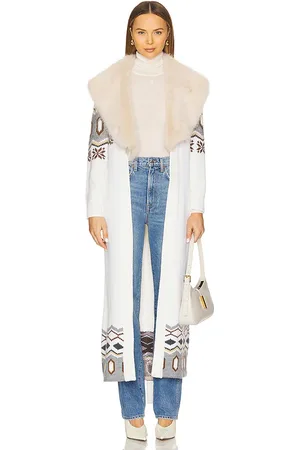 Retrofete CARDIGAN MIT KUNSTPELZ VAIL in . Size S, XS.
