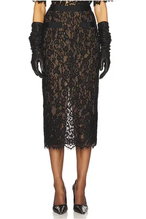 Helsa ROCK THE LACE MIDI in . Size M, S, XL, XS, XXS.