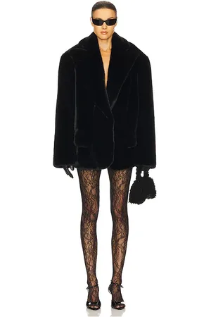 Helsa MANTEL THE OLSO FAUX FUR in . Size M, S, XL, XS, XXS.
