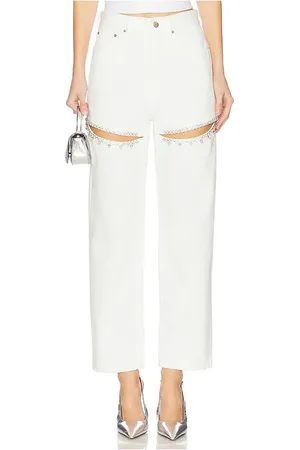 AREA JEANS MIT SCHLITZEN MIT KRISTALLSTEINCHEN in . Size 28, 29.