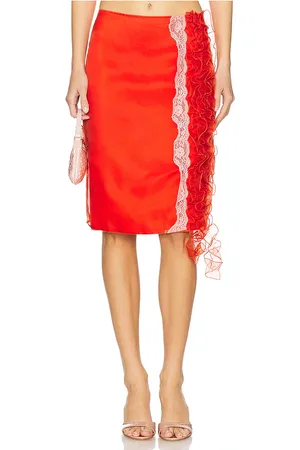 Vaillant Skirt With Ruffles And Lace Detail in . Size 38, 40, 42.