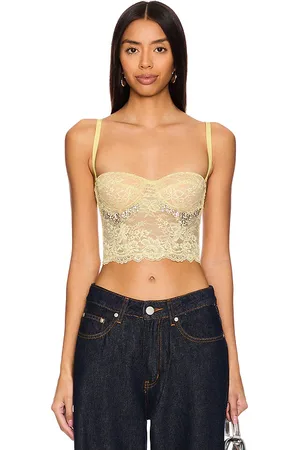 Des Phemmes BUSTIER AUS SPITZE in . Size 40/S, 42/M.
