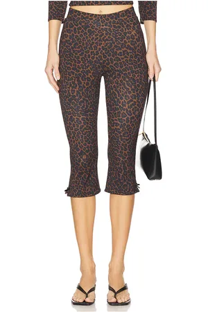 DANIELLE GUIZIO X REVOVLE Caria Capri Printed Pants in . Size M, S, XS.