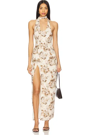 Lioness MAXIKLEID WESTWOOD in Brown,Beige. Size M.