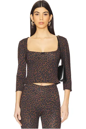 DANIELLE GUIZIO MESH-OBERTEIL TOP in . Size S, XS.