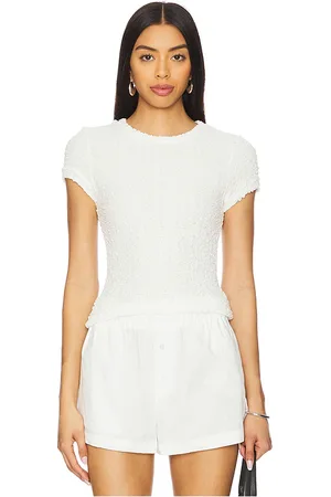 ENZA COSTA Puckered Cap Sleeve in . Size M, XS.