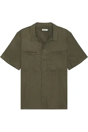 Simkhai HEMD IM ARBEITERSTIL MILITARY in . Size M, XL/1X.