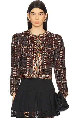 Isabel Marant KURZE JACKE CHRISTY in Burnt Orange,Chocolate. Size 36/4, 38/6, 40/8.