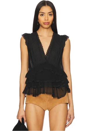 ALICE+OLIVIA OBERTEIL BLANCHE RUFFLE SWING in . Size S, XS.