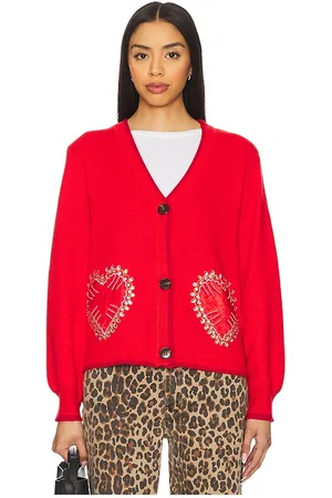 Never Fully Dressed CARDIGAN HEART in . Size M, S, XL, XXL, XXXL.