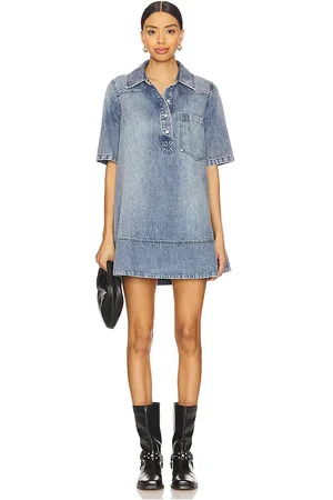 Free People MINIKLEID AUS DENIM REMINO in . Size XS.