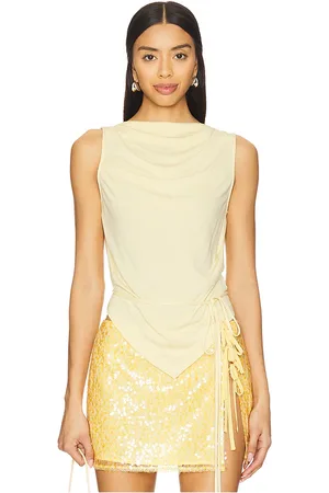 Geel TANK-TOP PORTIA in . Size M, XS.