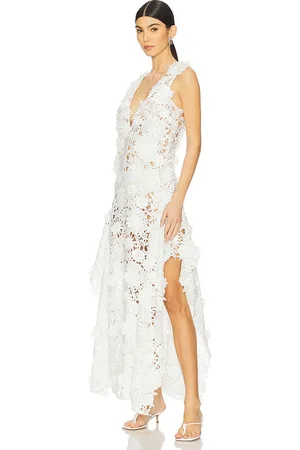 AKNVAS KLEID AUS FLORALER SPITZE BLAKE in . Size 12, 4, 6, 8.