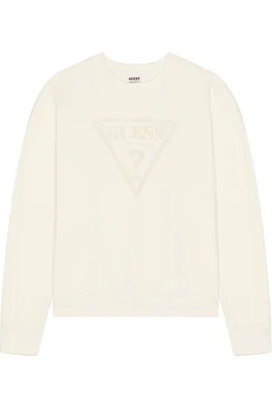 Guess SWEATSHIRT MIT RUNDHALSAUSSCHNITT VINTAGE TRIANGLE in . Size M, S, XL/1X, XS.