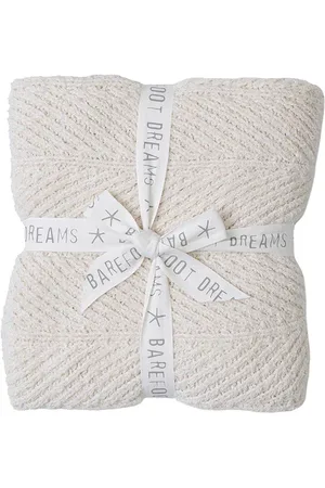 Barefoot Dreams DECKE BAMBOO COZYCHIC HERRINGBONE BLANKET in .