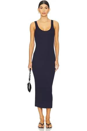 ENZA COSTA ÄRMELLOSES MAXIKLEID AUS STRETCH-SEIDE in . Size S.