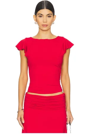 DANIELLE GUIZIO TOPS SOFFIANO in . Size M, S, XL, XS.