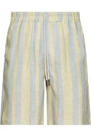 Oas KURZE HOSE, REINE BAUMWOLLE MIST STRATA in Blue,Yellow. Size M, S.