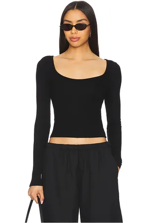 ENZA COSTA Silk Knit Ballet Top in . Size S, XS.