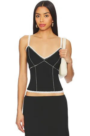 DANIELLE GUIZIO TOP LOW RISE DAINTY in . Size M, XL, XXS.