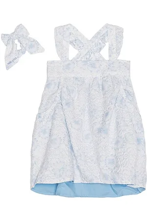 Cult Gaia KLEID AMBRIA in White,Baby Blue. Size 4, 6.