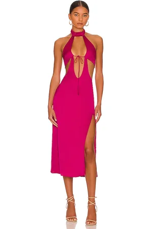 Camila Coelho MIDI-KLEID ABIGALE in . Size XL.