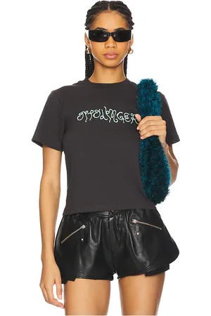 OTTOLINGER Fitted T-Shirt With Puff Paint in . Size M, S, XS.