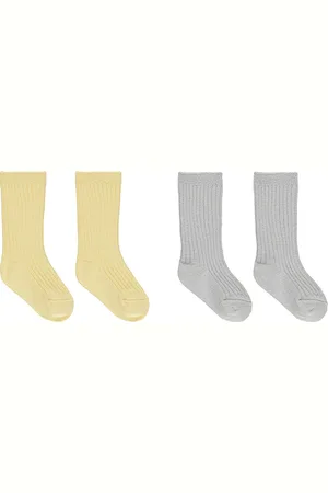Quincy Mae SOCKEN-SET SOCK in . Size 3-5yr.