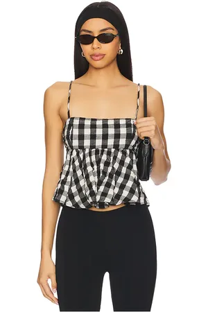 Free People Mia Plaid Tank in . Size M, S, XL, XS.