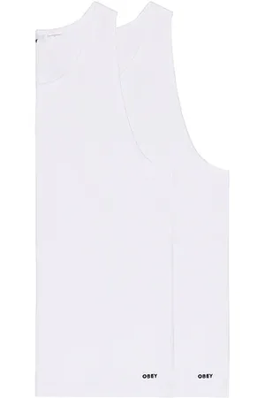 Obey GERIPPTES TOP 2 PACK in . Size M, S, XL/1X.