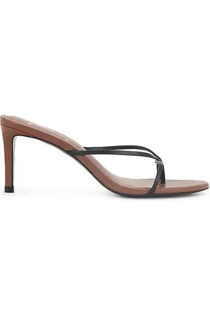 BLACK SUEDE STUDIO SANDALE JADE 65 in . Size 40.