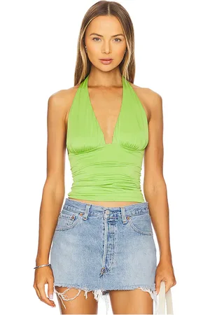 GOOD AMERICAN NECKHOLDER-TOP in . Size M, S, XS, XXL/2X, XXXL/3X, XXXXL/4X.